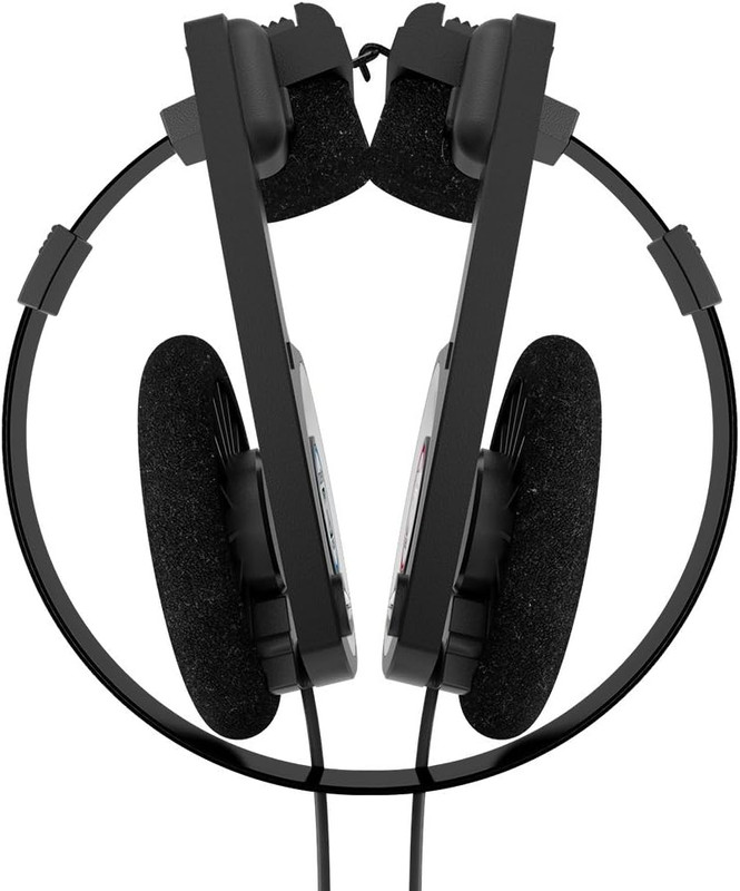 Porta Pro Black On-Ear Headphones, Retro Style, Collapsible Design, Case Include gallery