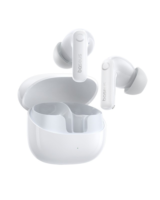 Baseus BP1 Pro ANC Earbuds Moon White Comfortable Fit and Clear Calls