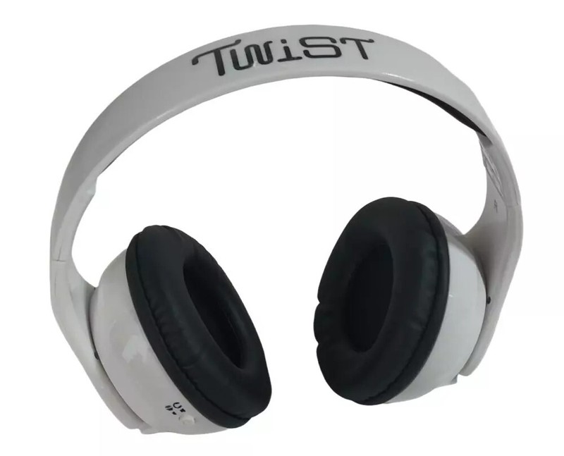 HD Twist Over Ear Headphone 2 Speakers - White gallery