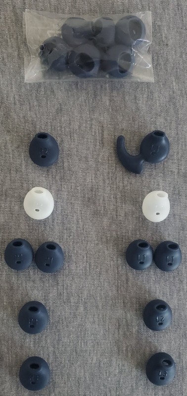 OEM Replacement Tips for Black Sapphire Samsung Active InEar Headphones