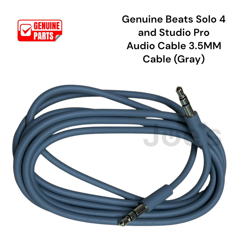 Genuine Beats by Dr. Dre Beats Studio Pro Wireless Audio Cable AUX 3.5mm (Gray)