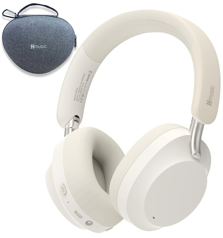 4-Mic Hybrid Active Noise Cancelling Headphones, 2 ENC Mic for Clear Calls, 4…