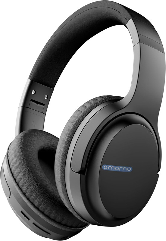 Bluetooth Headphones over Ear, 68 Hours Playtime Wireless Headphones with Mic, F gallery