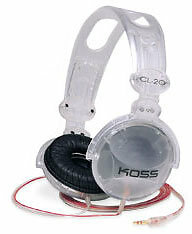 Koss CL-20 Clear Stereo Headphones – #182288 – 6FT CORD