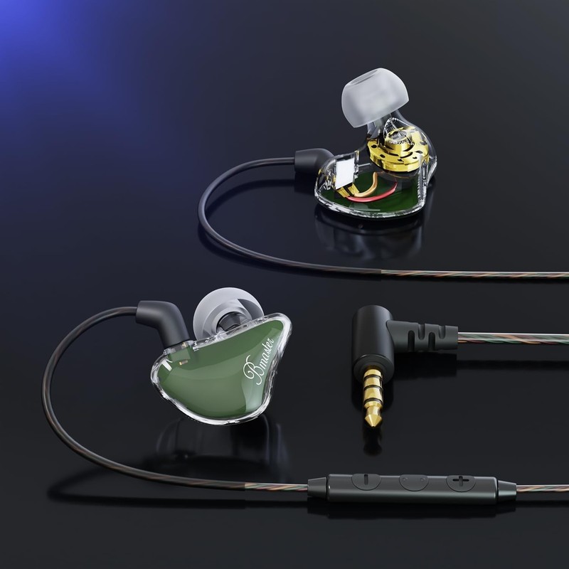 Bmaster in Ear Monitor Headphones for Musicians, Hybrid Triple Drivers Dynami... gallery