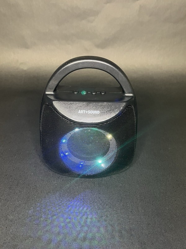 Art+Sound Chromatone Wireless LED Speaker Rotating Led Light FM Radio