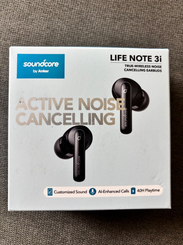Soundcore by Anker Life Note 3i Noise Canceling True Wireless Earbud – Black