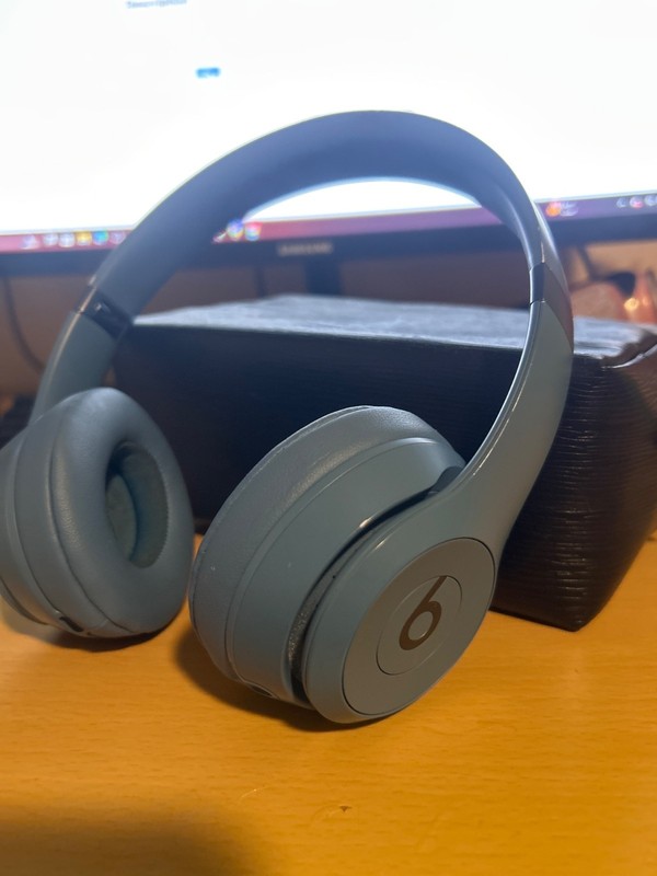 Beats – Solo 4 True Wireless Bluetooth On-Ear Headphones – Slate Blue Authentic