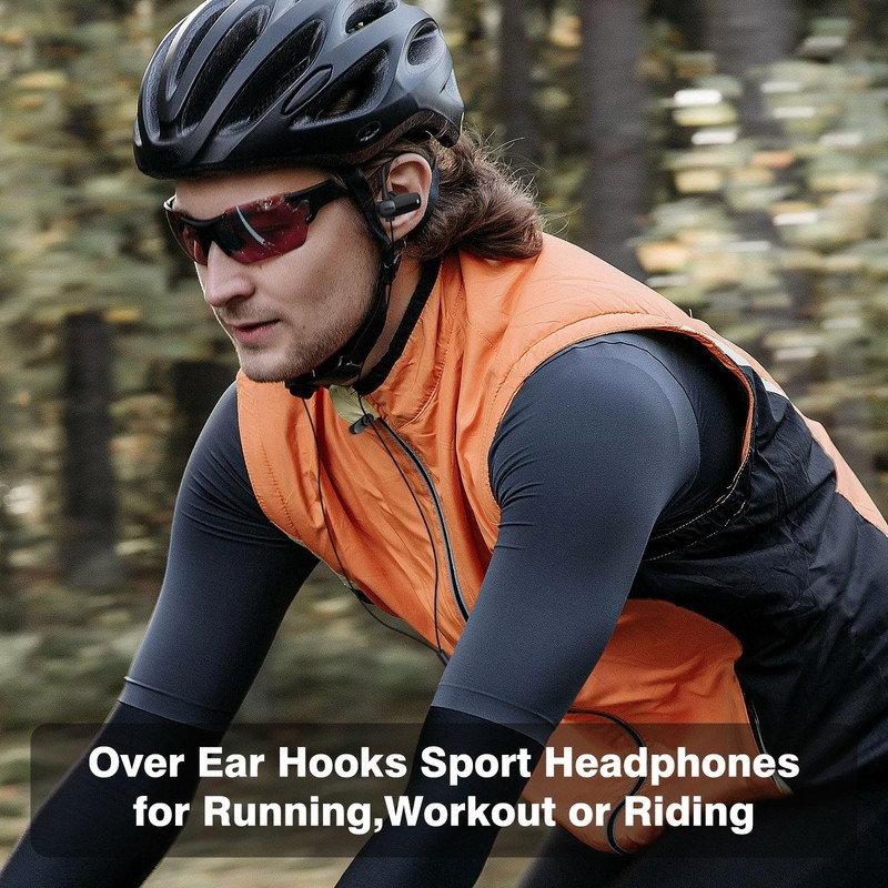 USB C Headphones Over Ear Hook Kids Sport Wired Earbuds with Loop Mic for Sam... gallery