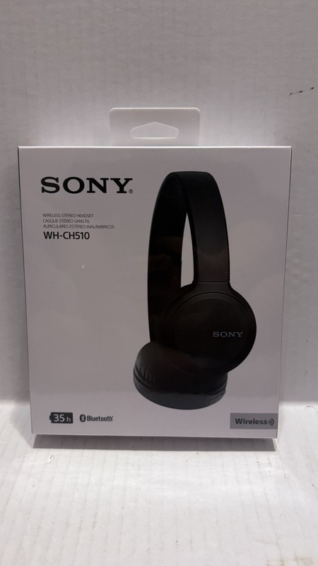 Sony WH-CH510 Wireless Bluetooth On-Ear Headphones Black New Sealed