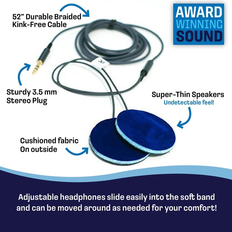 Sleep Headphones - over Ear Headphones from Ultra Thin Cool Mesh Wired for Side gallery