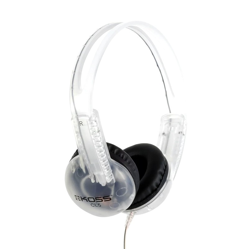 CL5 Portable Headphones (6-Foot Cord) One Size, Clear gallery