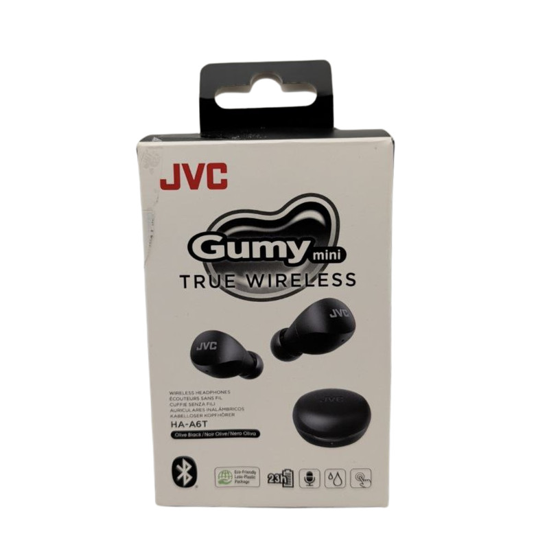 JVC Gumy Mini True Wireless Earbud Bluetooth In Ear Headphones Stereo Sound IPX4
