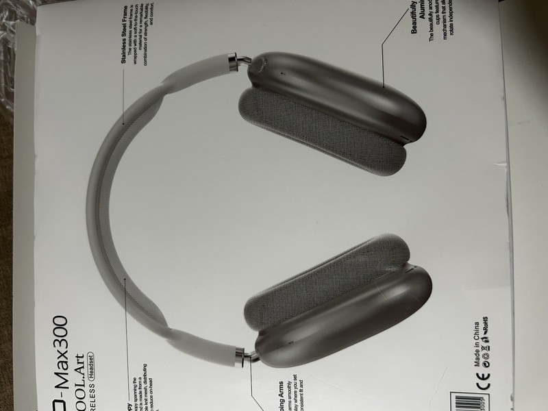 P-Max300 COOL.Art Wireless Bluetooth Headphones Touchscreen Display gallery