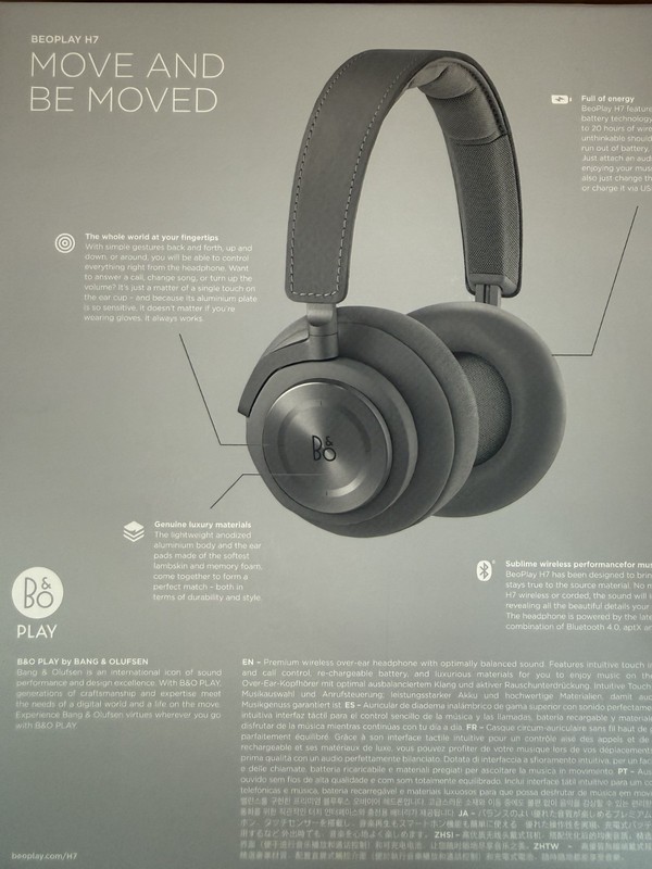 Bang & Olufsen B&O Beoplay H7 Wireless Over-Ear Headphones Boxed & Complt gallery