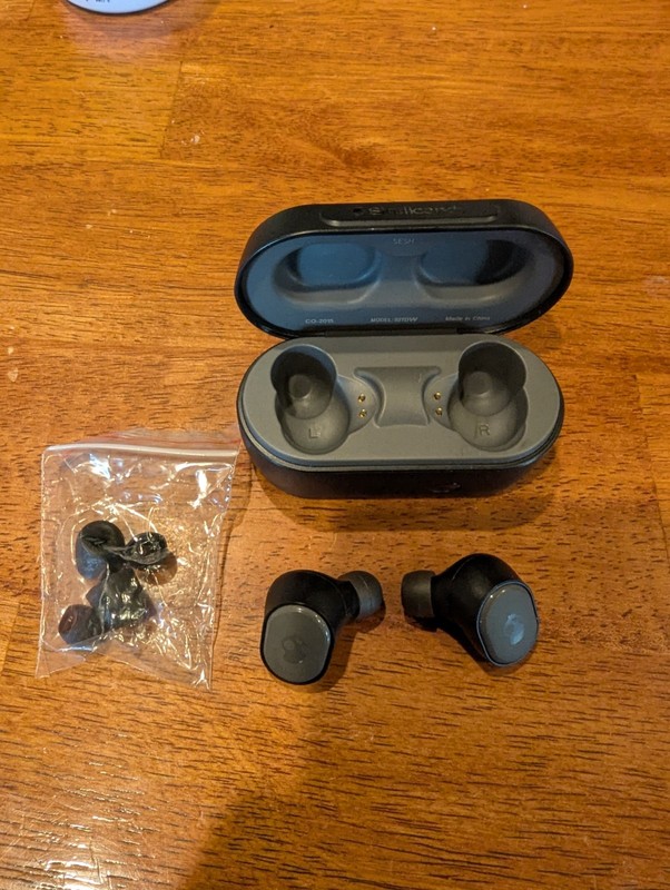 Skullcandy S2TDW-Sesh XT True Wireless In-Ear Earbuds – Black Grey