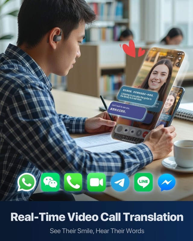 Translation Earbuds Real Time 157 Languages Translator Ear Buds AI Interpreter gallery