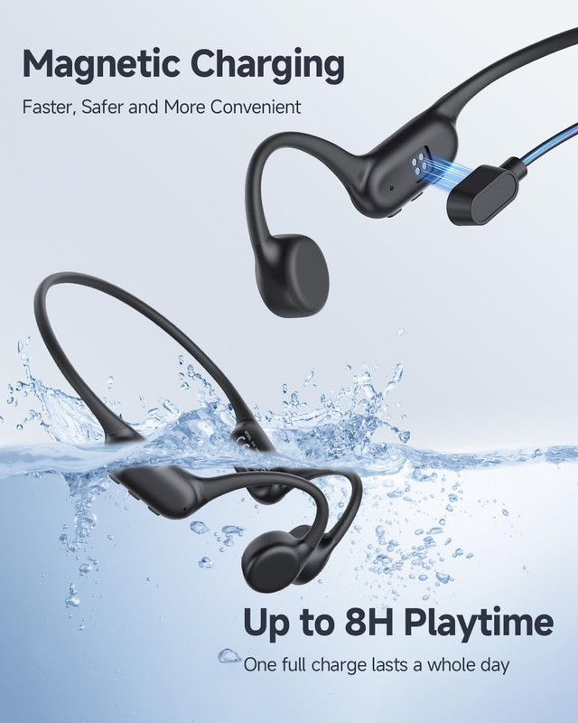 Bone Conduction Headphones IPX8 Waterproof Swimming Headphones Open Ear Headphon gallery