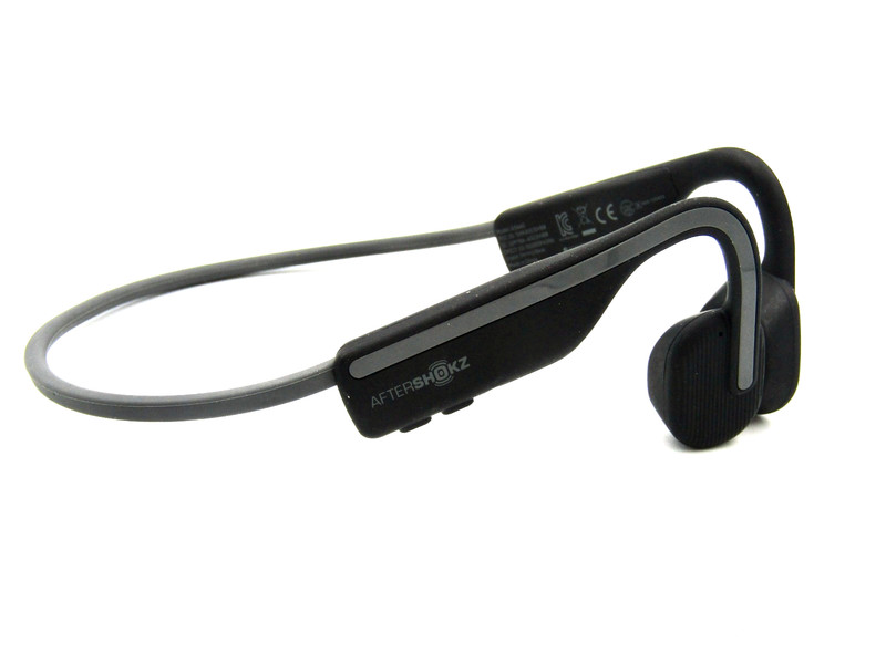 AfterShokz OpenMove AS660 Bone Conduction Open-Ear Wireless Headphones, Gray