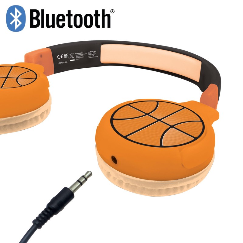 Basketball Headphones 85dB Volume Control Bluetooth 5.0 - Kid-Friendly Design gallery