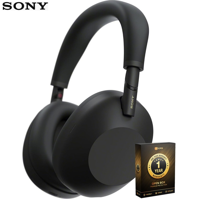 Sony Best Wireless Noise Canceling Headphones Black + 1 Year Warranty
