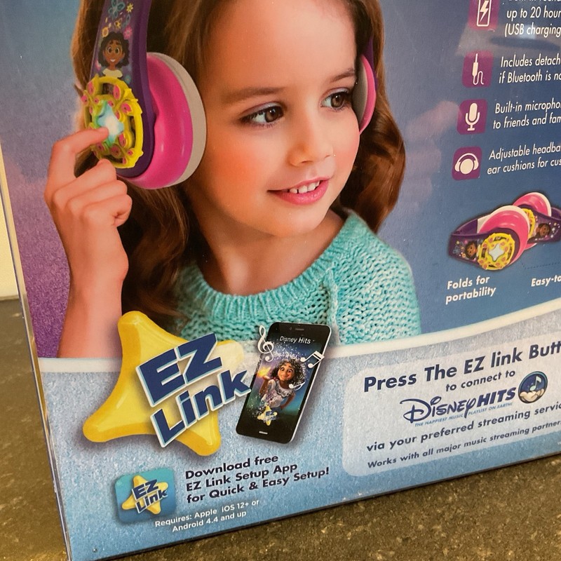 eKids Disney Encanto Bluetooth Wireless Headphones W/EZ Link Technology gallery
