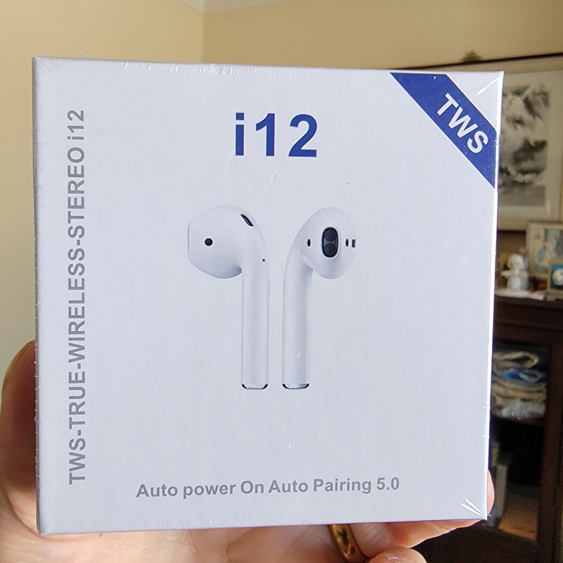 TWS 5.0 Earbuds Wireless Bluetooth Earphones Stereo i12 Auto Pair Sealed NIB