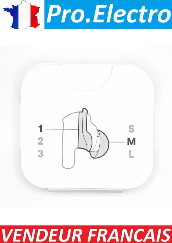 White: Genuine Silicone EMBOUT M Headphones Bose QuietComfort Ultra 441408