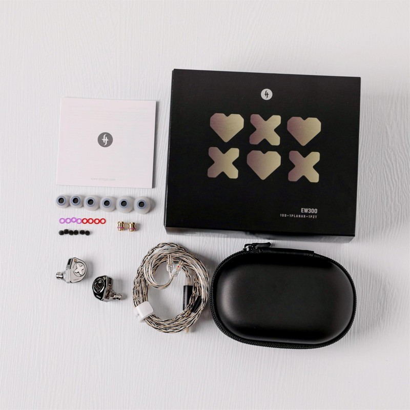 Linsoul SIMGOT EW300 1DD+1Planar+1PZT Hybrid Driver in Ear Monitor, Wired Ear... gallery