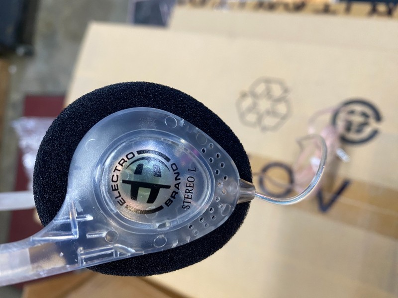 Electro Brand Ear Headphone Clear Transparent gallery