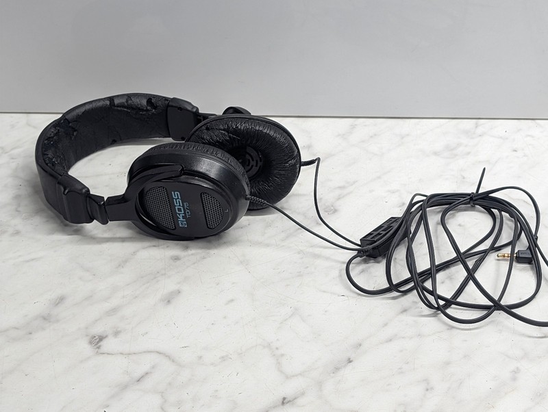 Koss TD/75 Stereo Headphones Over Ear Wired 3.5mm w/ Volume Control Black