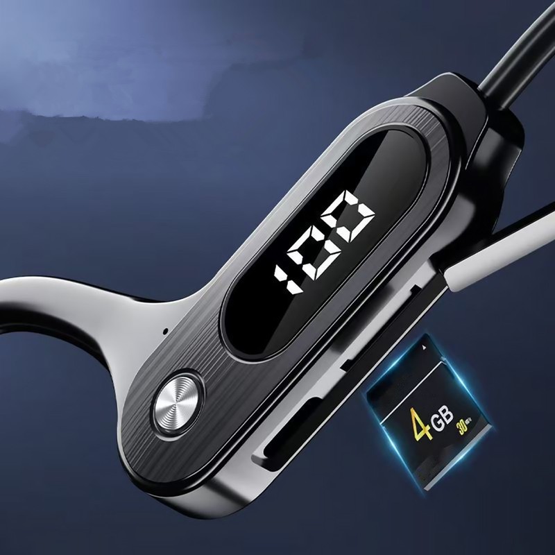 1 x Bluetooth headset Music Control Wireless Exercise LED Digital Screen 30 Days gallery