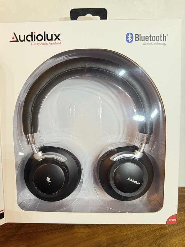 AUDIOLUX Voice Assistant Wireless Stereo Bluetooth Headphone In Original Box gallery
