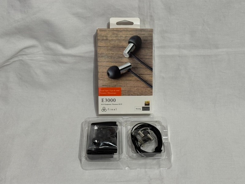 FINAL Audio E3000 In-Ear Earphones Earbuds Hi-Res Headphones IEM Monitors gallery