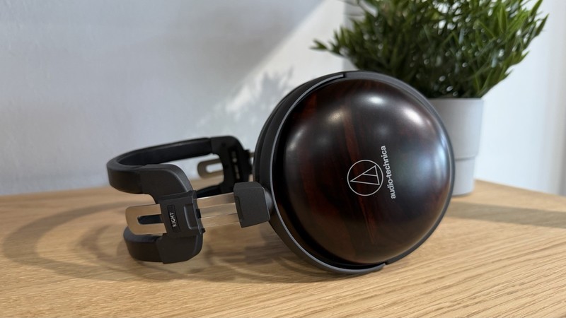 Audio-Technica ATH-AWKT Over-Ear Headphones with Kokutan (Striped Ebony) gallery