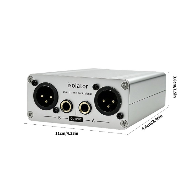 3Pin 6.35MM Mixer Sound Isolator Sound Noise Mixer Microphone Common gallery