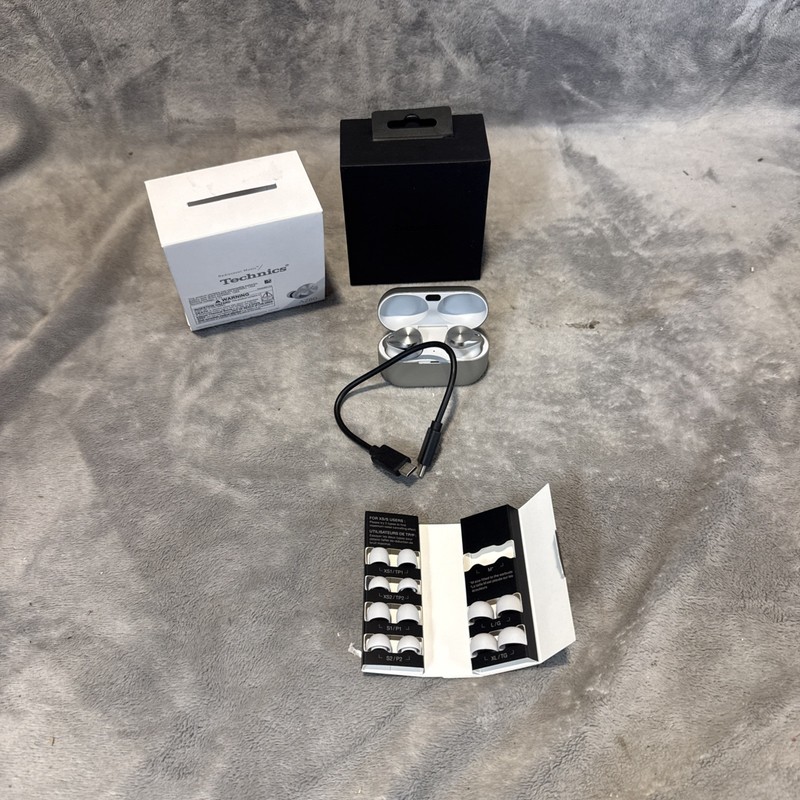 Technics AZ80 Silver Premium Hi-Fi True Wireless Noise Cancelling Earbuds