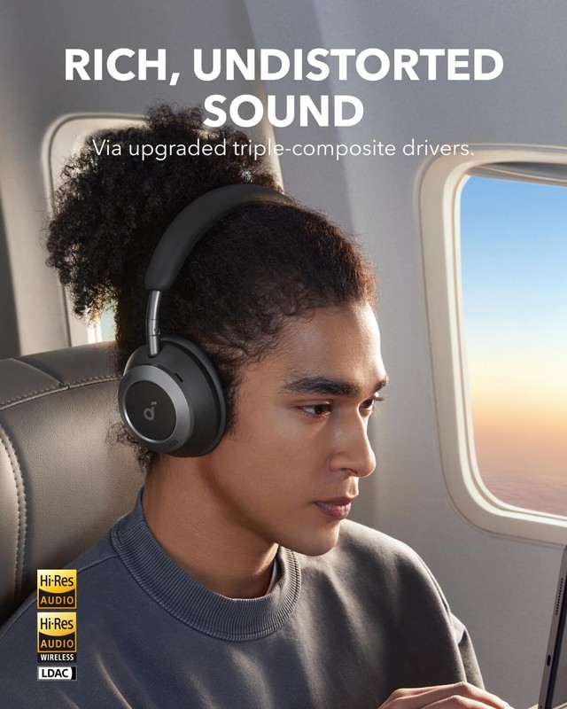 Anker Soundcore Life Tune Wireless Headphones ANC Over-Ear Earphones⁣| Refurbish gallery