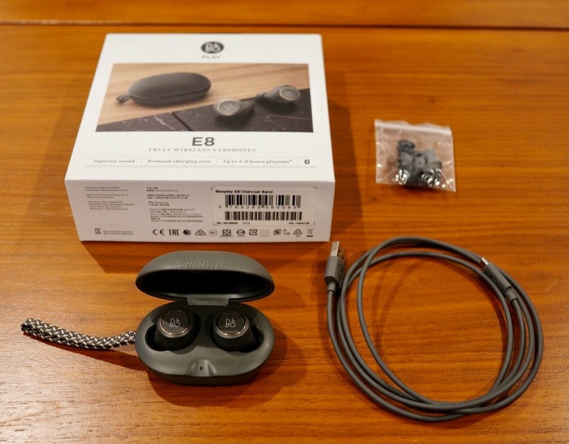 Bang & Olufsen BeoPlay E8 Wireless In-Ear Headphones – Charcoal Sand
