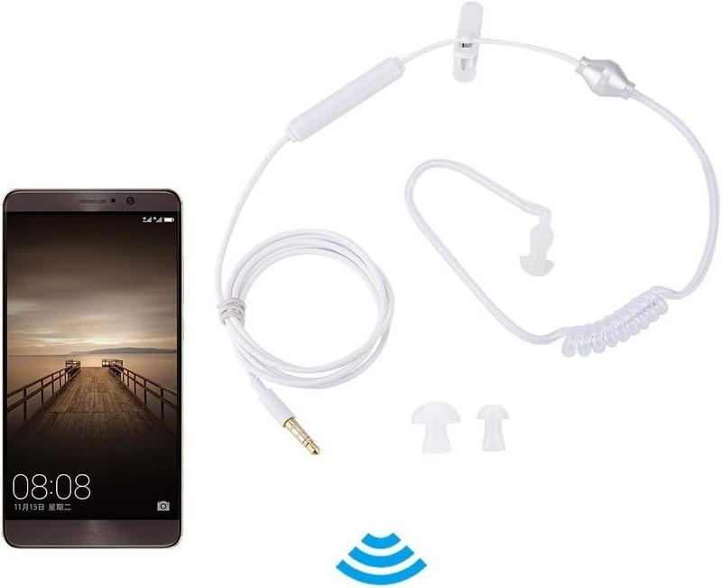 Compact 3.5mm Acoustic Hollow Air Tube Earbuds - Perfect for Sports & Exercise gallery