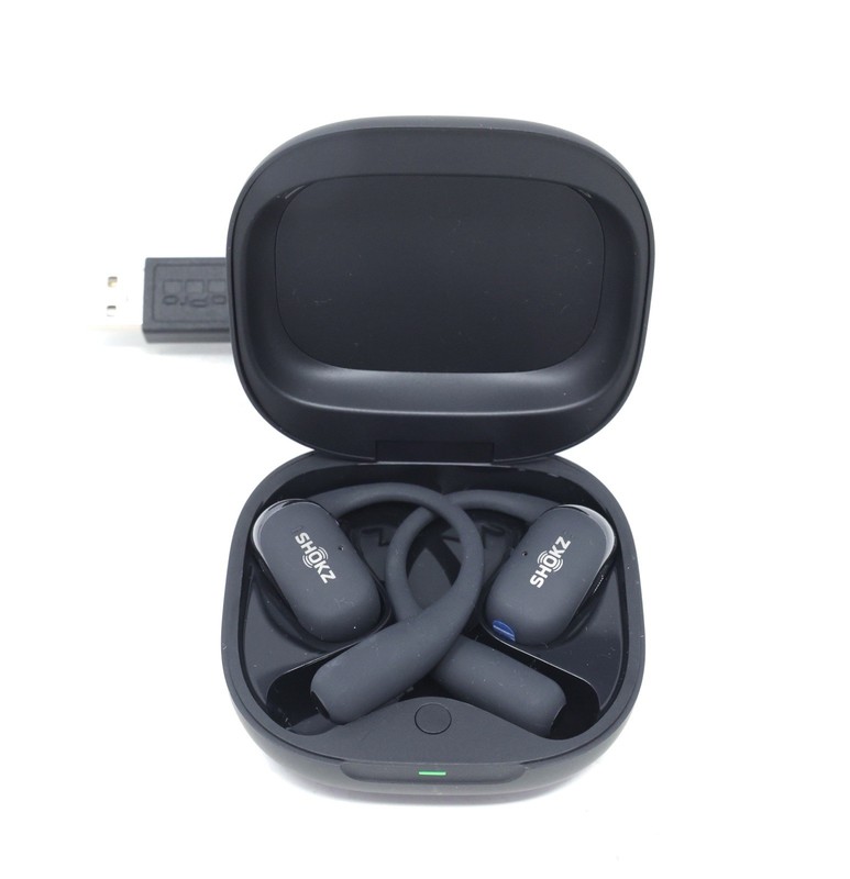 Shokz OpenFit 2 Open-Ear Bluetooth True Wireless Earbuds – Black (T920)