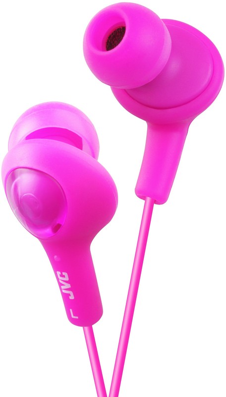 JVC HA FX5 Gumy Plus Peach Pink Wired Headphones with 3.5mm Jack and Earpieces