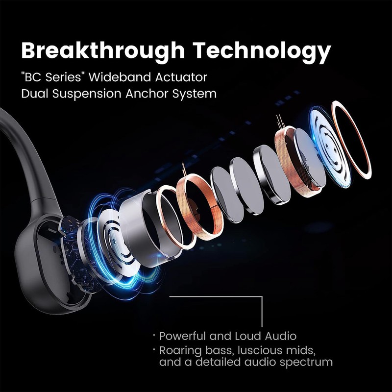 Run Plus 32GB Sports Headphones w/ Bluetooth & Voice Assistant, Gray (For Parts) gallery