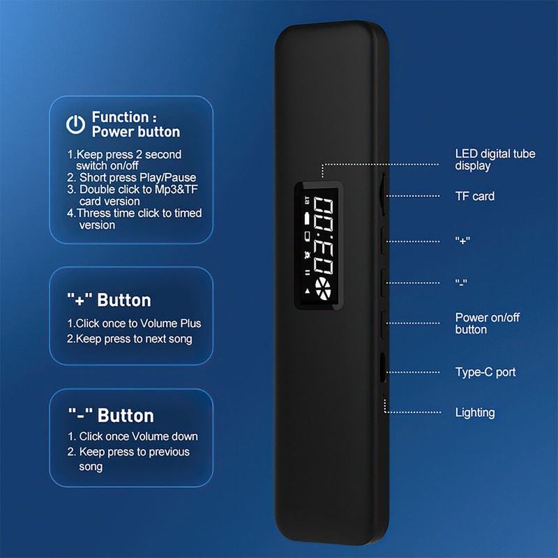 Under Pillow 5.3 Rechargeable Bone Conduction Wireless Speaker Sleep Sound Bar gallery