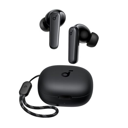 by Anker P20i True Wireless Earbuds, 10mm Drivers with Big Bass, Black