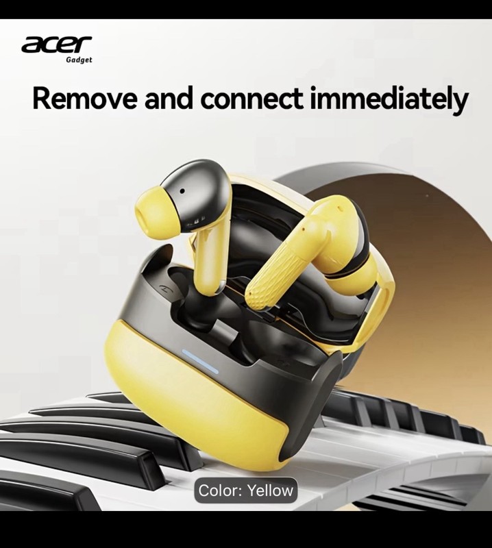 [Acer]OHR548 Wireless Headphones Music Game Dual Mode Active Noise Cancellation gallery