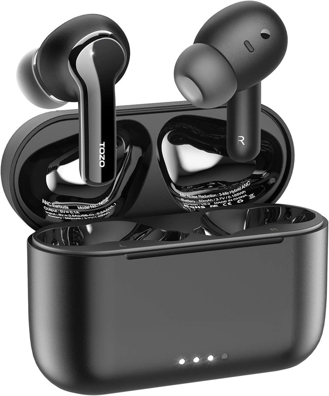 NC2 Hybrid Active Noise Cancelling Wireless Earbuds, In-Ear Detection Headphones gallery