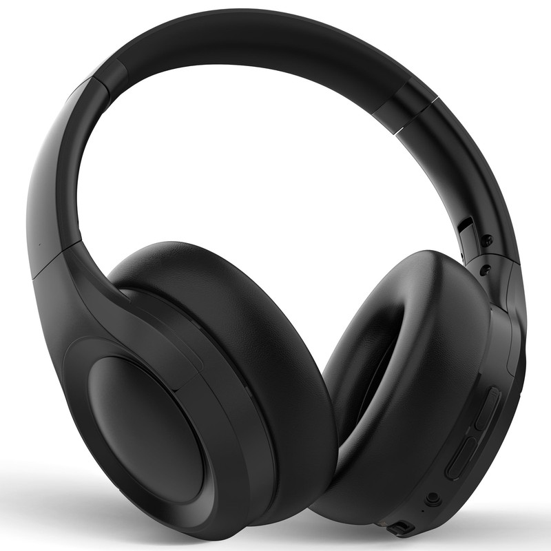 Active Noise Cancelling Headphones, Bluetooth Over Ear, Hi-Fi Stereo,100H Pla... gallery