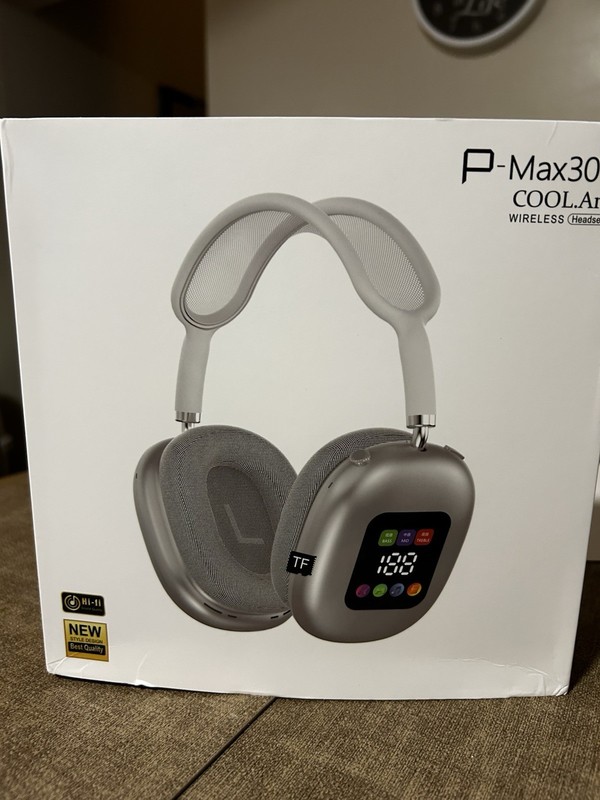 P-Max300 COOL.Art Wireless Bluetooth Headphones Touchscreen Display gallery