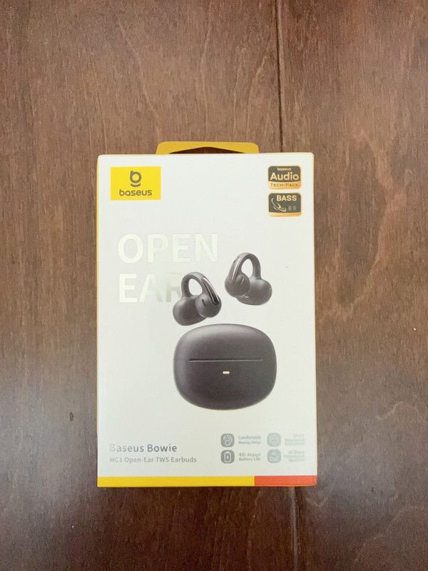 Baseus Bowie MC1 Open Ear Clip On Earbuds Adaptive Comfort with Anti-Drop Design